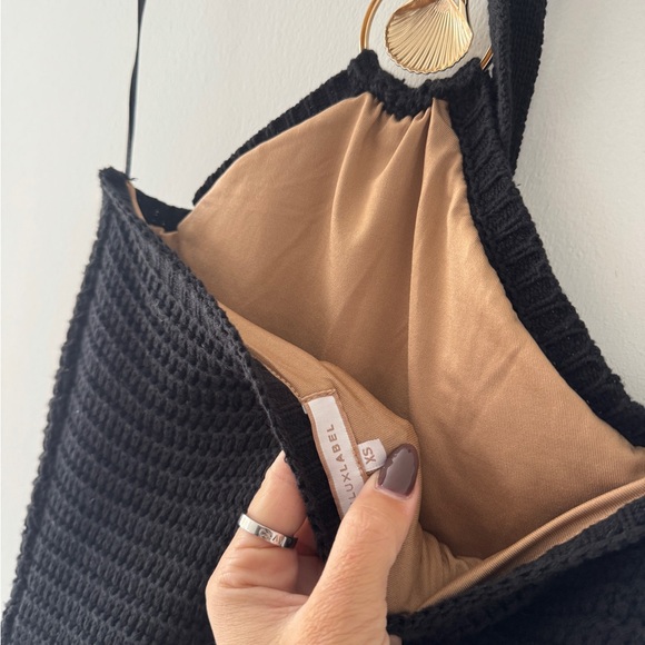 JLUXLABEL Overseas Halter Black Maxi Dress XS - Picture 8 of 11